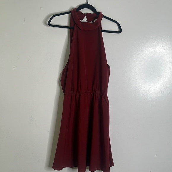 Haute hippie mini halter dress size L - Picture 5 of 14